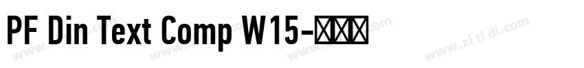 PF Din Text Comp W15字体转换